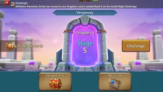 VERGEWAY CHAPTER 4 STAGE 5 | LORDS MOBILE