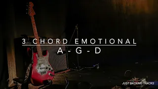 3 Chord Emotional Guitar Backing Track | A-G-D