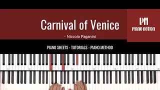 Carnival of Venice - O mamma, mamma cara (Easy Sheet Music - Piano Solo Tutorial -Method Book)