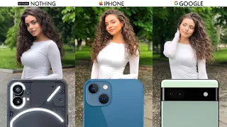 Nothing Phone 1 vs iPhone 13 vs Google Pixel 6A Camera Test