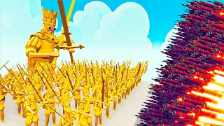 100x GOLDEN KING + 1x GIANT vs EVERY GODS - Totally Accurate Battle Simulator TABS