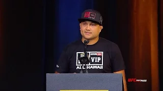 UFC Hall of Fame 2015 - BJ Penn Speech