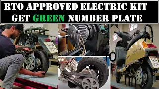 Just spend 35K | RTO approved Retrofit Electric conversion kit for Old Petrol scooters | Starya mobi