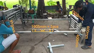 steel bed making, step by step