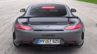 760HP RENNtech Mercedes AMG GT R Accelerating on the Airstrip! - 4.0L V8 BiTurbo Engine Sound!