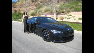 New BMW M850i Carbon Black / Exhaust Sound / 20" Black M Wheels / BMW Review