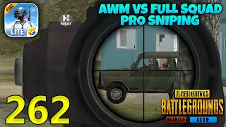 AWM vs Full Squad, PRO Sniping | PUBG Mobile Lite