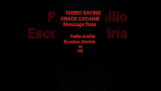 Cheru saying crack cocaine for 6 seconds