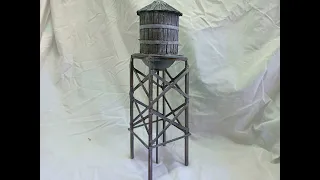 Scale model water tower. How to make.