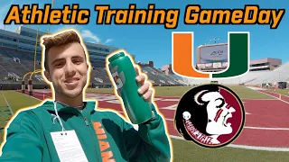 ATHLETIC TRAINING GAMEDAY VLOG: UM VS FSU!