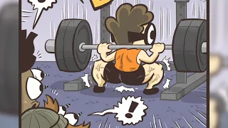 When a nerd goes to the gym (Nerd and Jock Comic Dub Arc)