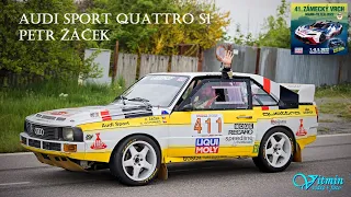Petr Žáček - Audi Sport Quattro S1 - 41. Zámecký vrch 2022 - Náměšť nad Oslavou - MHCC