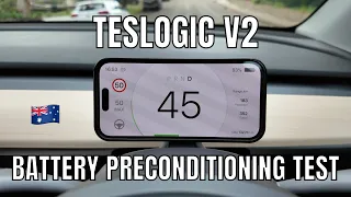 Manual Battery Preconditioning for Tesla Model 3 Y using Teslogic V2