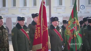 В Полоцке провели митинг к 23 февраля