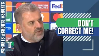 ‘Don't correct me!' – Postecoglou snaps at interpreter #Shorts