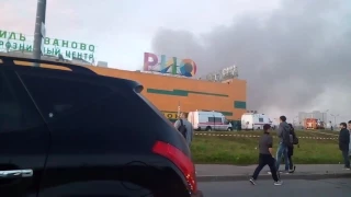 пожар. рио дмитровское шоссе. 10.07.2017