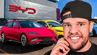 FUI NA LOJA BYD COMPRAR CARRO ELÉTRICO?! ‹ EduKof ›