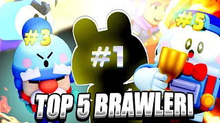 🔥TOP 5 CEI MAI SLABI BRAWLERI DIN JOC (Season 8) - Brawl Stars🔥