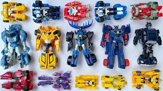 Different TRANSFORMER Robot in Disguise & Bumblebee, Optimus Prime Robot Tobot Stopmotion MOVIE 變形金剛