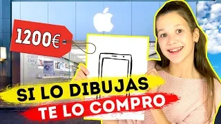 SI LO DIBUJAS TE LO COMPRO Challenge 🛍️GASTAMOS MUCHO DINERO? | Daniela Golubeva