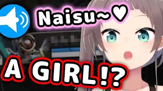 Matsuri Suddenly Hears a Girl's Voice On VC and Loses Her Mind【Hololive】