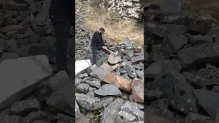Добыча камня.Рутульский район с. Уна       #рутул  #dagestan #дагестан #kavkaz