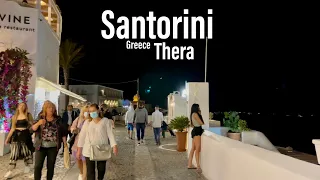 Santorini, (Thera) Greece - 4K-HDR Walking Tour (▶67min) - Tourister Tours