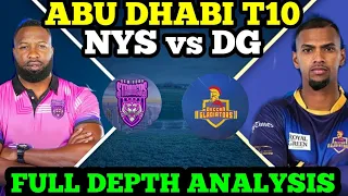 NYS vs DG Dream11, NYS vs DG Abu Dhabi T10 Dream11 Prediction, ABU DHABI T10 DREAM11 TEAM TODAY