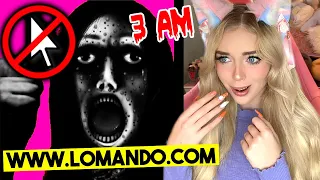 DO NOT GO TO WWW.LOMANDO.COM AT 3AM (*HAUNTED SCARY WEBSITES*)