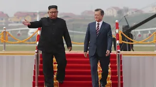 Kim welcomes South’s Moon in Pyongyang for denuclearisation talks