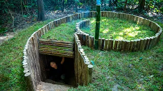 Girl Live Off The Grid in the Most Secret Underground Home by Her Own Built, Girltebuilder