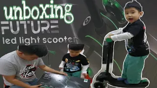 UNBOXING Q PLAY future led light scooter | vlog 07 #teamAlimodian
