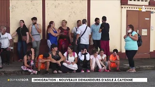 Immigration : nouveaux demandeurs d'asile à Cayenne