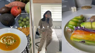 What I Eat In A Day | Summer rolls, Matcha Overnight Oats, White Fox Haul, +more | AD