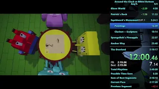 Around the Clock at Bikini Bottom Any% Speedrun in 2:07:38