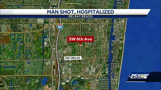 Delray Beach police investigating shooting that sent man to hospital