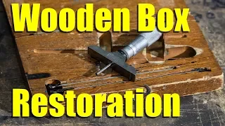 Antique Wooden Tool Box Restoration