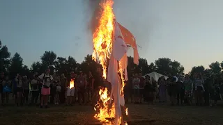 Спалення опудала на фестивалі "Файне місто"