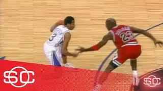 [March 12, 1997] When Allen Iverson crossed up Michael Jordan | SportsCenter | ESPN Archives