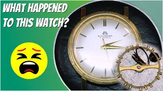 What happened to the hairspring in this watch? 😩