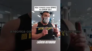 ERRO COMUM FAZENDO DROP-SET #academia #musculação #treino #maromba