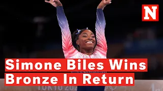 Simone Biles Earns Bronze On Return After Mental Health Break At Tokyo Olympics