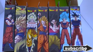 Goku Transformations in Dragon Stars Series Figures