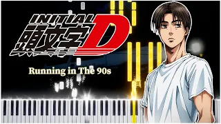 Running in The 90s (Initial D) 【 PIANO TUTORIAL 】