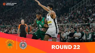 Panathinaikos-Partizan | Round 22 Highlights | 2023-24 Turkish Airlines EuroLeague