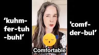 You’re Saying “Comfortable” WRONG! | American English Pronunciation #shorts