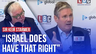 Keir Starmer denies saying Israel 'has the right' to withhold water and power from citizens in Gaza