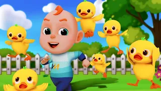 Five Little Ducks + Wheels On The Bus | Rosoo Kids Song & Nursery Rhymes - Baby Song