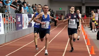 400m Men, Heat 9, National Indoor U20 Championships, 2021, BUL