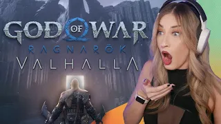 I SCREAMED!!! | God of War Ragnarok Valhalla DLC Reaction | basicwitgirl